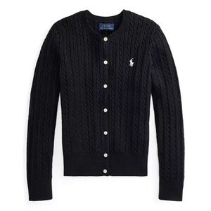 Polo Ralph Lauren
Girls size XL/16 Cable-Knit Cotton Cardigan